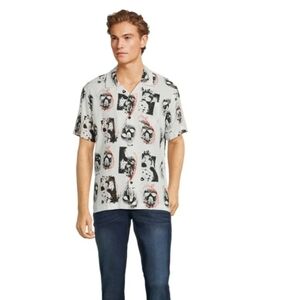 FRIDAY The 13th Halloween Short Sleeves Men's Shirt size XXL NWT